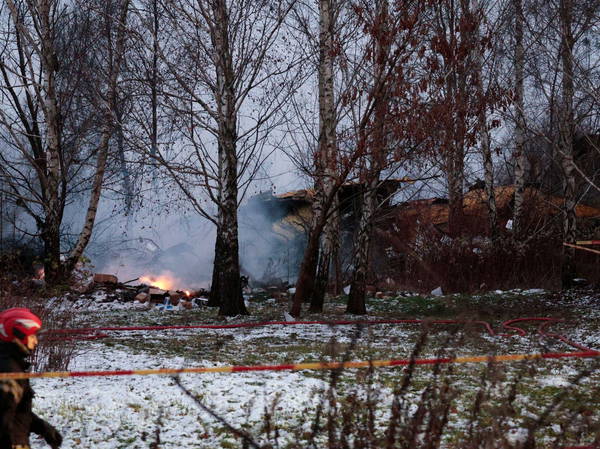 One dead, two rescued as cargo plane crashes near Vilnius airport in Lithuania