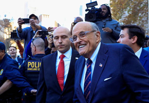 Georgia election workers seek more penalties against Giuliani, saying he continues to defame them