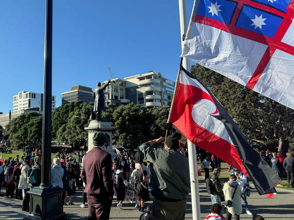 Tens of thousands crowd New Zealand’s Parliament grounds in support of Māori rights