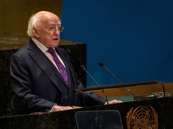 Irish president Michael Higgins dissolves parliament beginning general election campaign