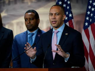 Democratic leader Jeffries rebuffs 'View' co-host's suggestion 'racism,' 'misogyny,' cost Harris election