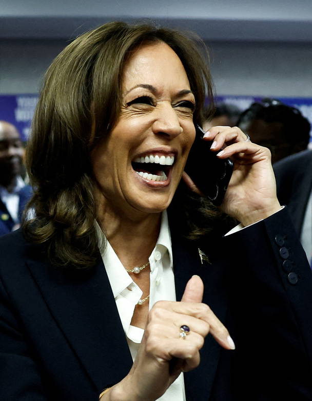 Detail in Kamala Harris video ignites allegations call with voter was ‘fake’