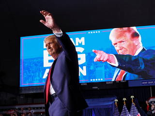 Trump sweeps so-called blue wall states with victory in Michigan after previously winning Pennsylvania and Wisconsin