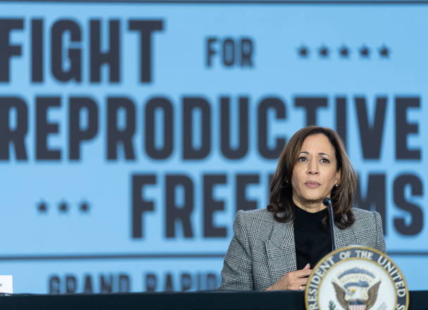 Kamala Harris says Trump’s comment on women ‘is offensive to everybody’