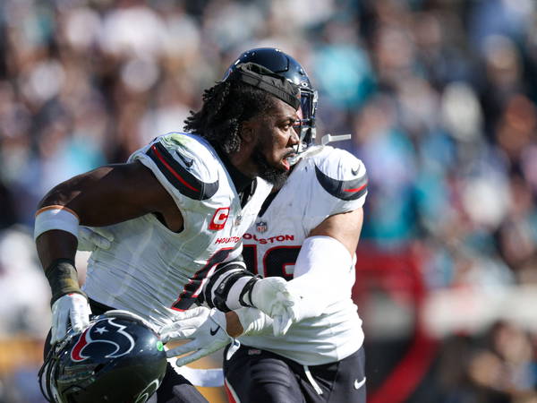 Texans linebacker Azeez Al-Shaair suspended 3 games after hit on Trevor Lawrence