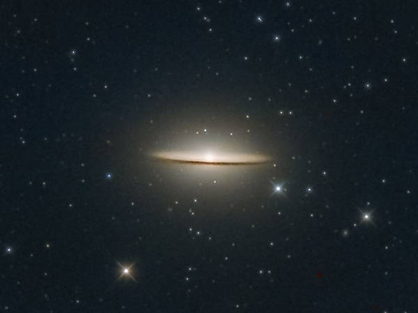 A galaxy named for its resemblance to a sombrero looks distinctly different in new image