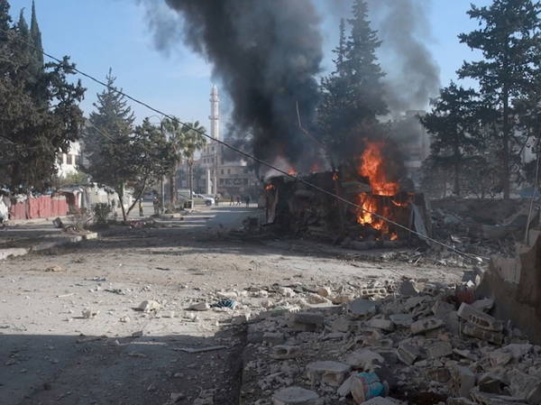 Syria says its strikes with Russia have killed at least 400 insurgents over past 24 hours