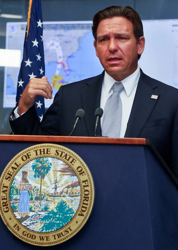 Gov. DeSantis warns Milton looters could meet shooters in 'Second Amendment state'