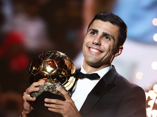 Man City and Spain midfielder Rodri wins Ballon d'Or