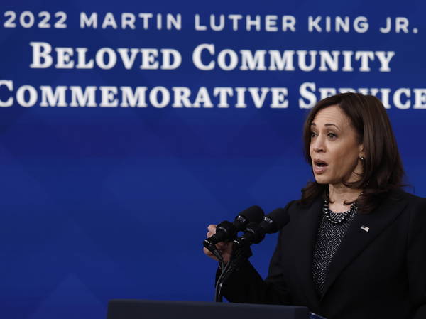 Harris is attending church in Georgia and encouraging Black congregants to vote