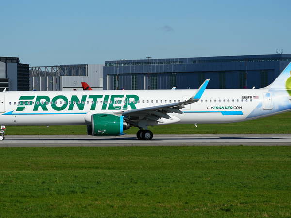 Frontier Airlines jet bursts into flames while landing at Las Vegas airport, video goes viral