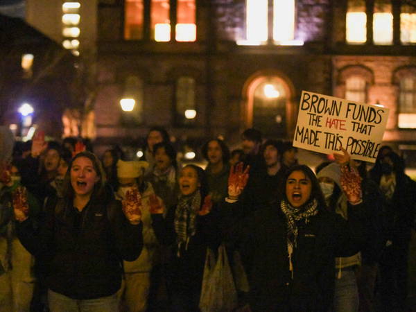 Brown rejects calls to divest from companies in connection with pro-Palestinian protests on campus