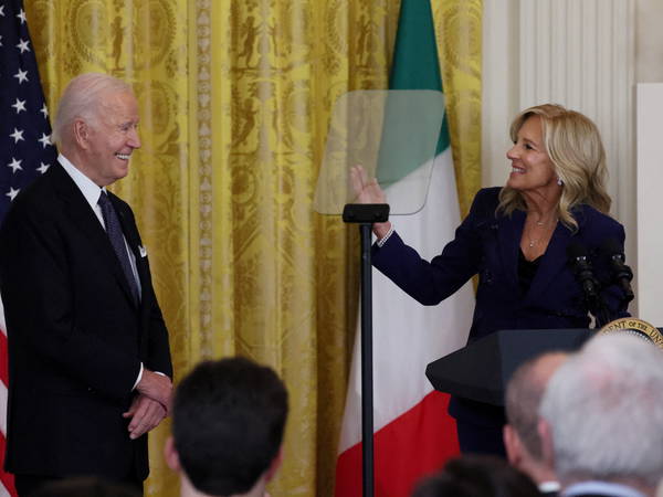 Jill Biden is out campaigning again — but not for her husband anymore. She’s pumping up Harris