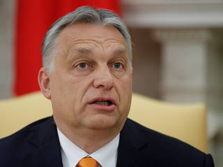 Hungarian prime minister says ‘fingers crossed’ for Trump victory