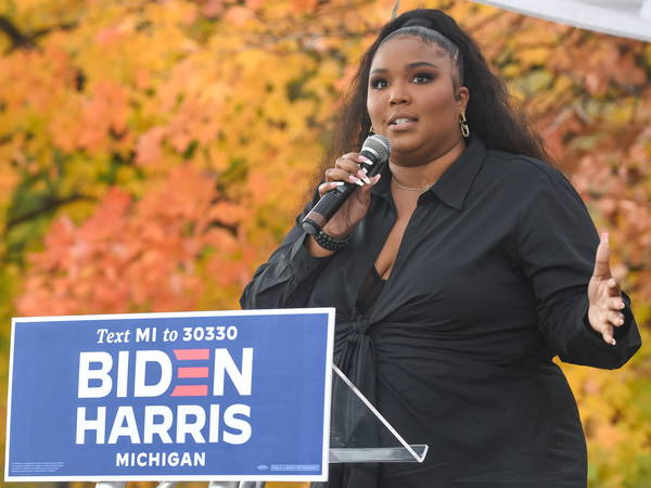 Lizzo blasts Trump’s Detroit swipe at Harris rally: ‘I’m proud to be from this city’